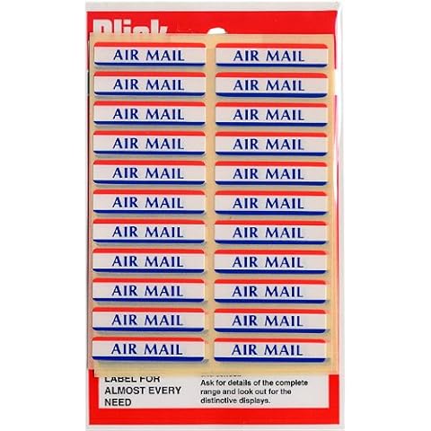 Blick 8 x 38mm Airmail Designed Label Pack (88 Labels) Cover