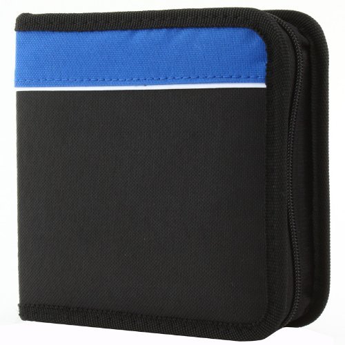 48 DISC Capacity CD Wallet for CD, DVD, Blu-Ray Media Storage, Nylon CD Holder, (Color: Assorted)