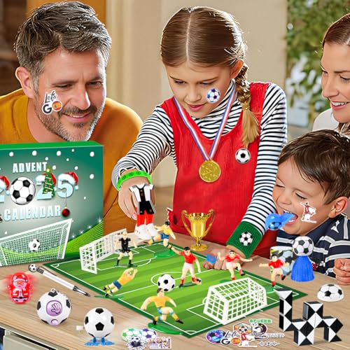 Calendario Adviento 2025 Fútbol Copa Mundial 24 juegos Temáticos - Image 2