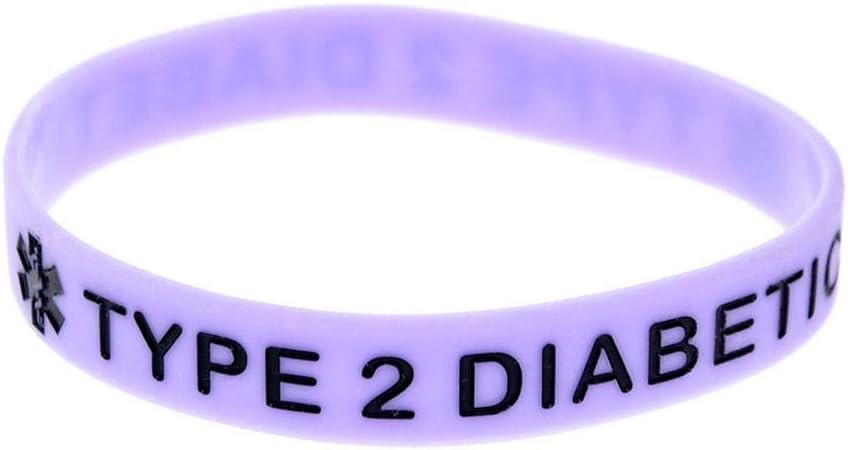 Taerausi 5 Pieces Silicone Rubber Wristband, Colorful Waterproof Soft Wristbands Bracelet, Type 2 Diabetic Wristband Soft Bracelets for Men Women : Sports & Outdoors