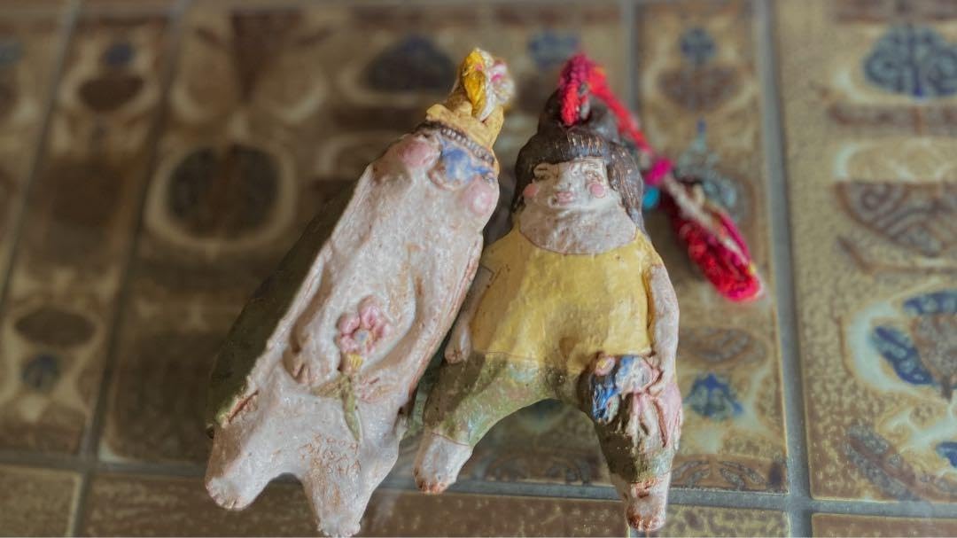 Amazon.co.jp: 陶器 ミシャコシャ 2009 みしゃこしゃ 鈴 人形 : おもちゃ