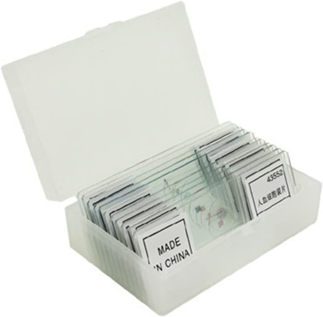 ZTBH Microscope Accessories Kit 11/25/50/91 Pieces Sample Prepared Glass Microscope Microscope Slides (Color : 11 Pieces)