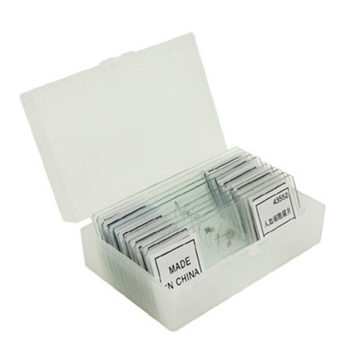 ZTBH Microscope Accessories Kit 11/25/50/91 Pieces Sample Prepared Glass Microscope Microscope Slides (Color : 11 Pieces)