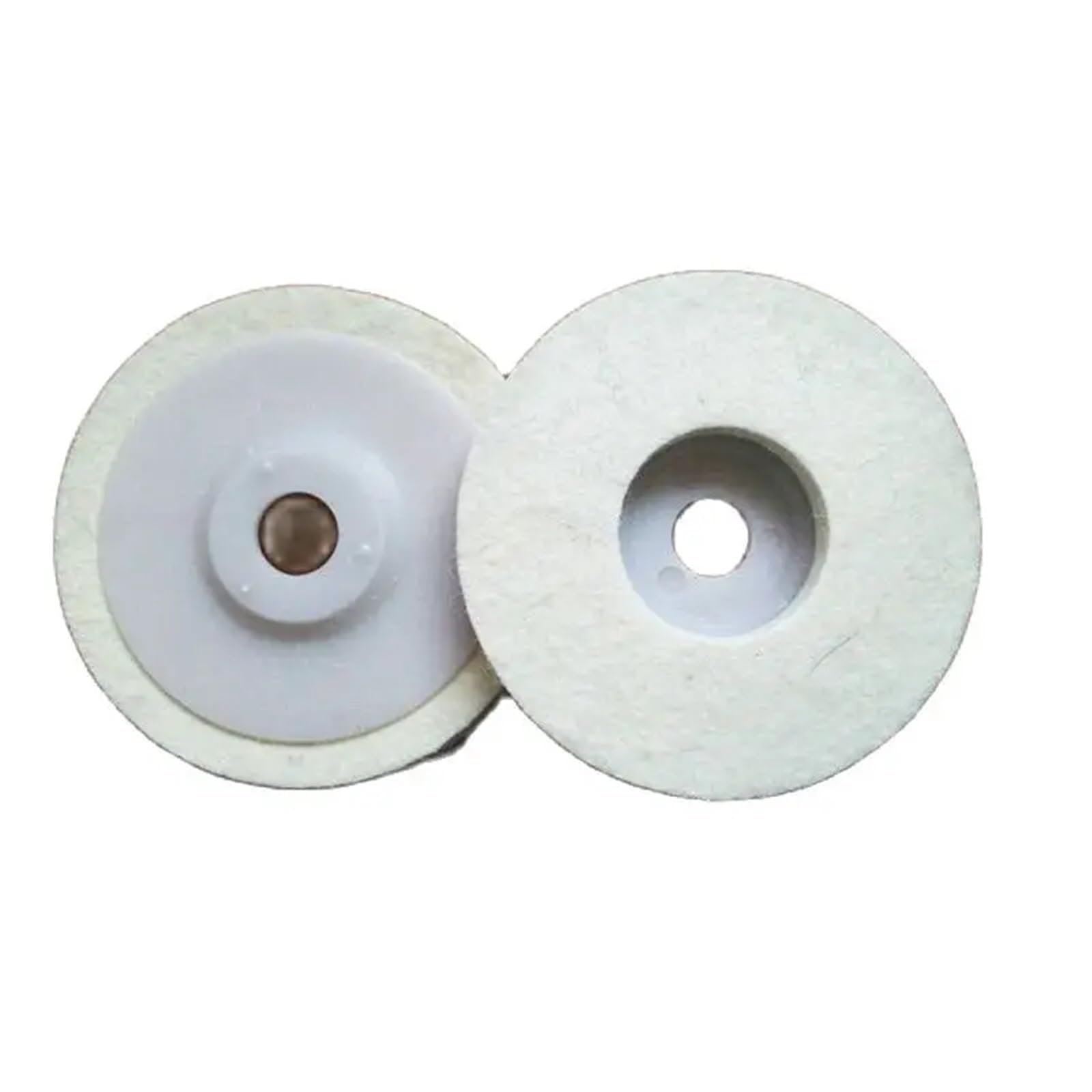 Discos pulidores de lana Rueda de pulido de lana de 4 pulgadas y 100MM, rueda de amoladora angular, disco de pulido de fieltro for limpieza de Metal, acero, piedra y vidrio, 10 unidades para joyas pul