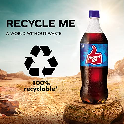 Image of Thums Up Cola Cold Drink | Soft Drink With Strong Taste | Spicy & Fizzy Cold Drink | Pet Bottle, 1 L