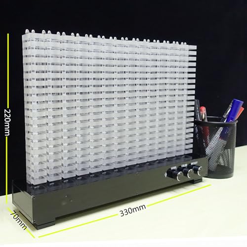 Analizzatore di spettro audio per casa e feste, 14 segmenti di spettro musicale luce, lampada acrilica ad alta sensibilità con immagini ritmiche forti