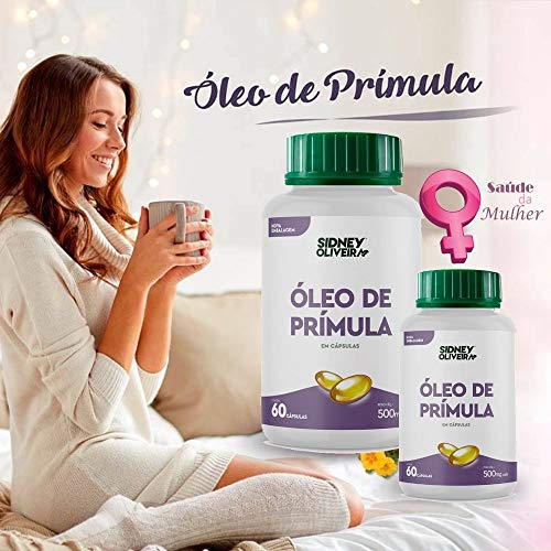 Óleo de Prímula 60 cápsulas de 600 mg cada