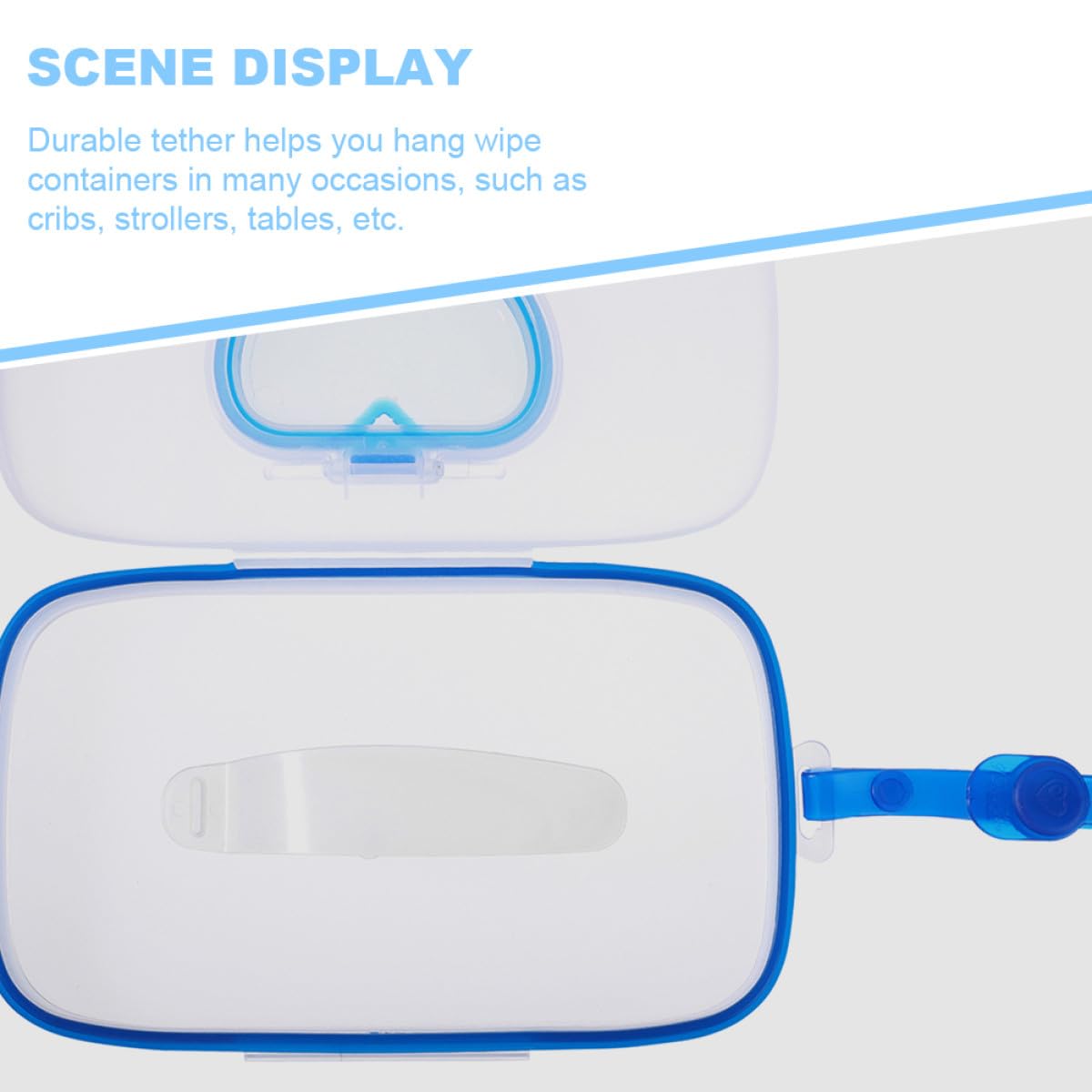 Caja Porta Toallitas para Ñiño Portátil 2 Unidades Material PP Ecológico Ligera y Práctica para Exteriores Compatible para Colgar en Cochecito o Bolsa Adecuado para Viajes y