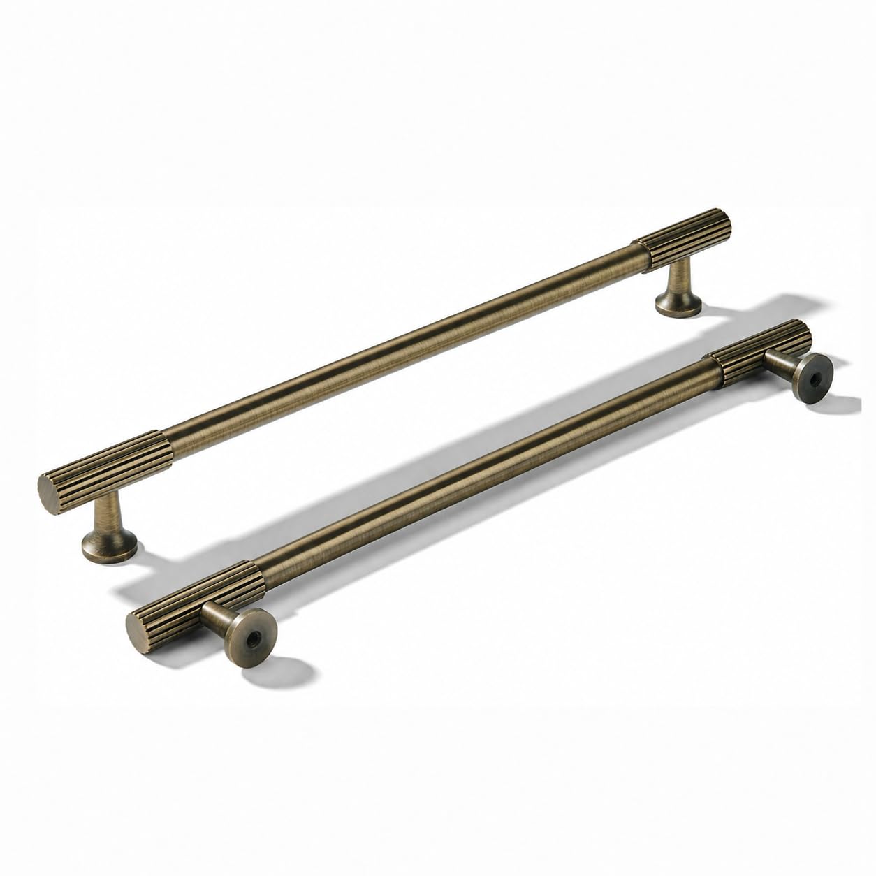 KHTUMEWARE-XB303 Antique Brass Appliance Pulls CTC 12 in (305 mm) in Antique Brass — KHTUMEWARE