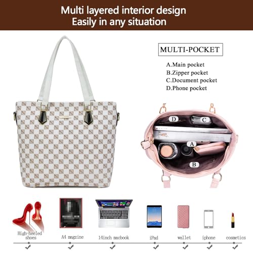 Image of 2E-youth Designer Purses and Handbags for Women Satchel Shoulder Bag Tote Top Handle Bag