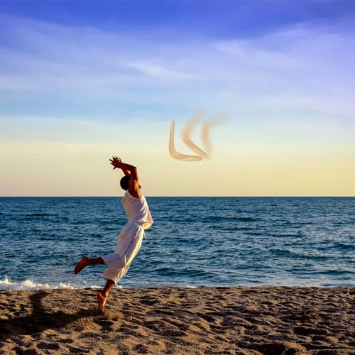 Gatuida for Kids Adults: Throw Boomerangs V Shaped Returning Handmade Craft Wooden Plaything Fast Catch for Women Men