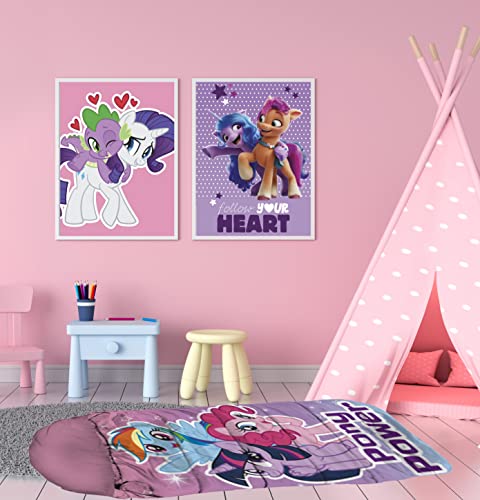 My Little Pony Schlafsack Mädchen 70x170 cm MLP Kinderschlafsack Decken-Schlafsack mit Pferde Motiv Lila Rosa Pink ÖKO TEX Zertifiziert - Image 3