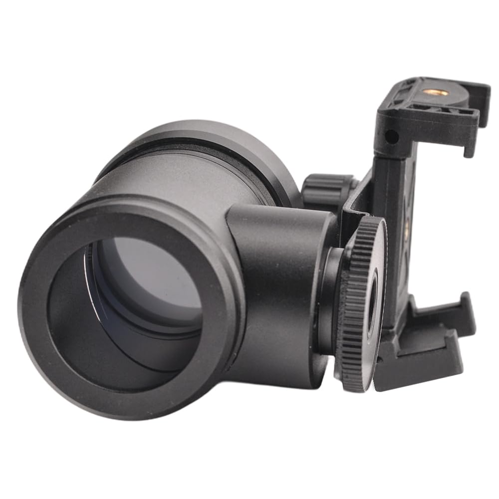 Adaptateur d'appareil photo pour lunette de visée de fusil – Adaptateur de caméra smartphone entièrement en aluminium pour la chasse et l'observation des oiseaux avec deux angles de vue –