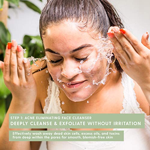 TreeActiv 3-Step Cystic Acne Treatment Kit, Rapid Pro System to Clear Blemish With Face Wash, Spot Treatment, and Face Cream, Skin Clarifying Trio for Sensitive, Acne Prone Skin - Thumbnail 7