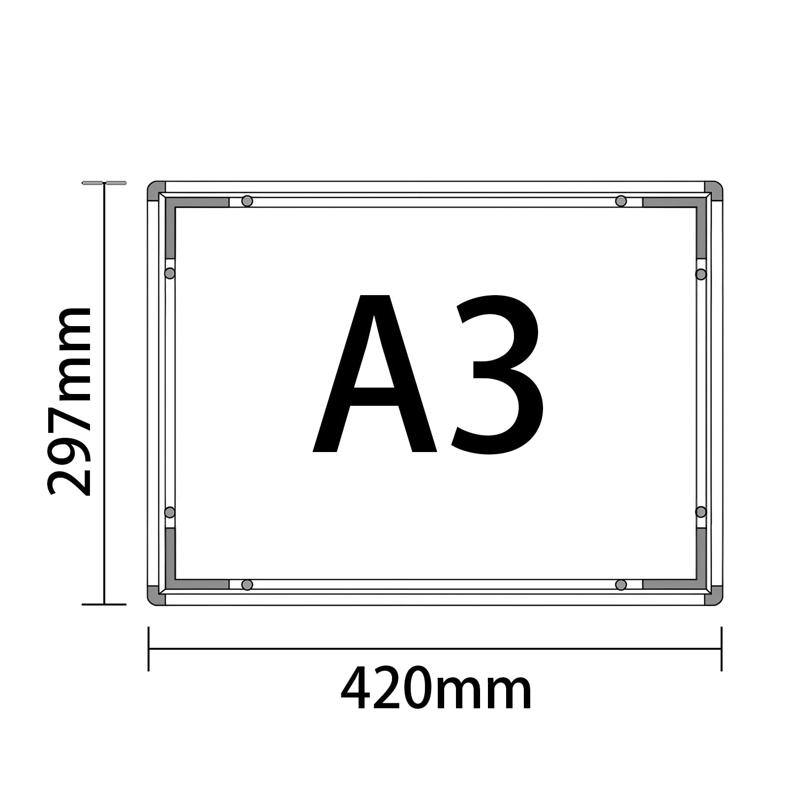 Amazon | LEDメニュー表 A4A3サイズ 卓上ポップスタンド 高輝度ライト
