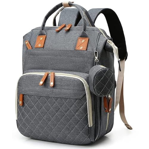 Mochila de Bolsa de Pañal, Mochila Pañalera Multifuncional Impermeable de Viaje Gran Capacidad, Bolsas de Pañales de...