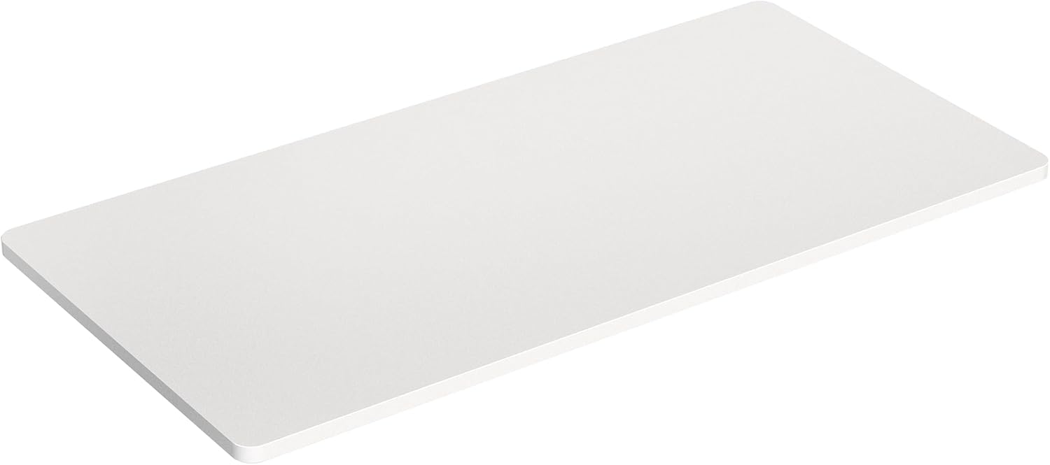 VIVO White 43 x 24 inch Universal Solid One-Piece Table Top for Standard and Sit to Stand Height Adjustable Home and Office Desk Frames, DESK-TOP43W