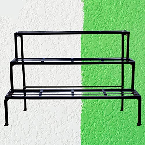 ARTERA 3 Step Stand for Multiple Plants and Pots Stand || Gardening Stand, Indoor Outdoor Premium Strong Durable Flower Pot Stand || Gamla Stand || whether the stand is made of iron || set of 1