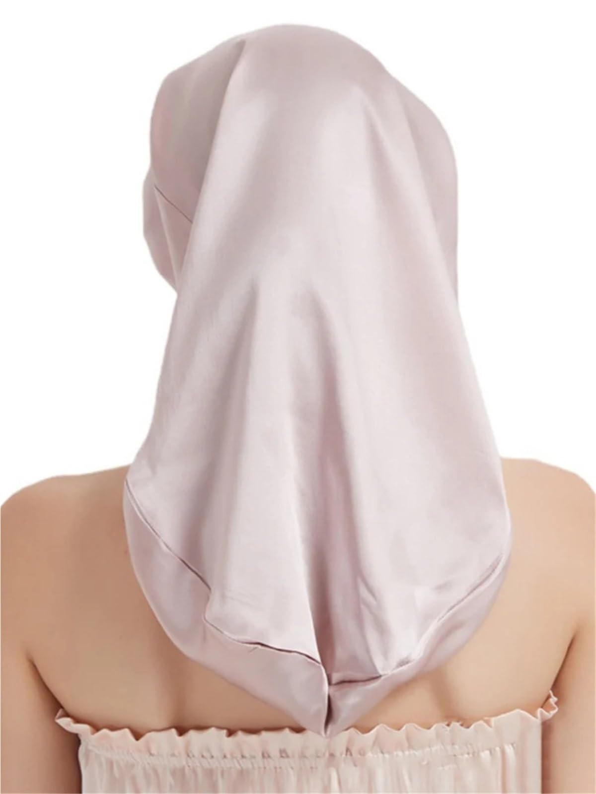 Seidenhaube Seidenschlafmütze for Frauen, Haarpflege, Nachthaube for lange Zeit Für Frauen
