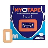 MyoTape - Sleep Tape 30 Nights Supply - Reduce Snoring - Improve Your Sleep - Promote Nasal Breathing - Comfortable & Gentle On Skin - Large
