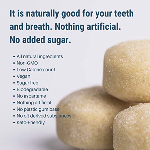 The Humble Co. Natural Chewing Gum (6pack) – Keto, Vegan, Sugar Free, Aspartame Free, Non GMO, 100% Xylitol for kids and adults (Tropical Fruits) - Thumbnail 4
