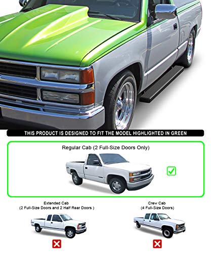 Estribos Eboard Running Board 5" Negro para GMC C/K y Chevy Tahoe miniatura 6