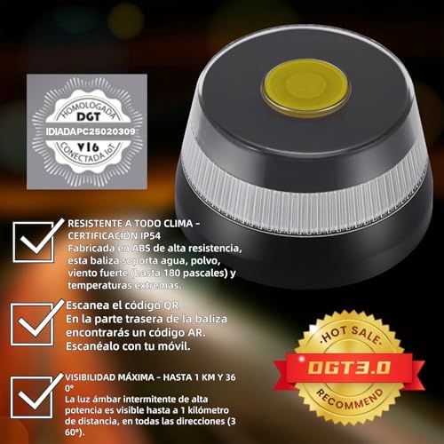 Help Flash Baliza V16 Homologada Raypow