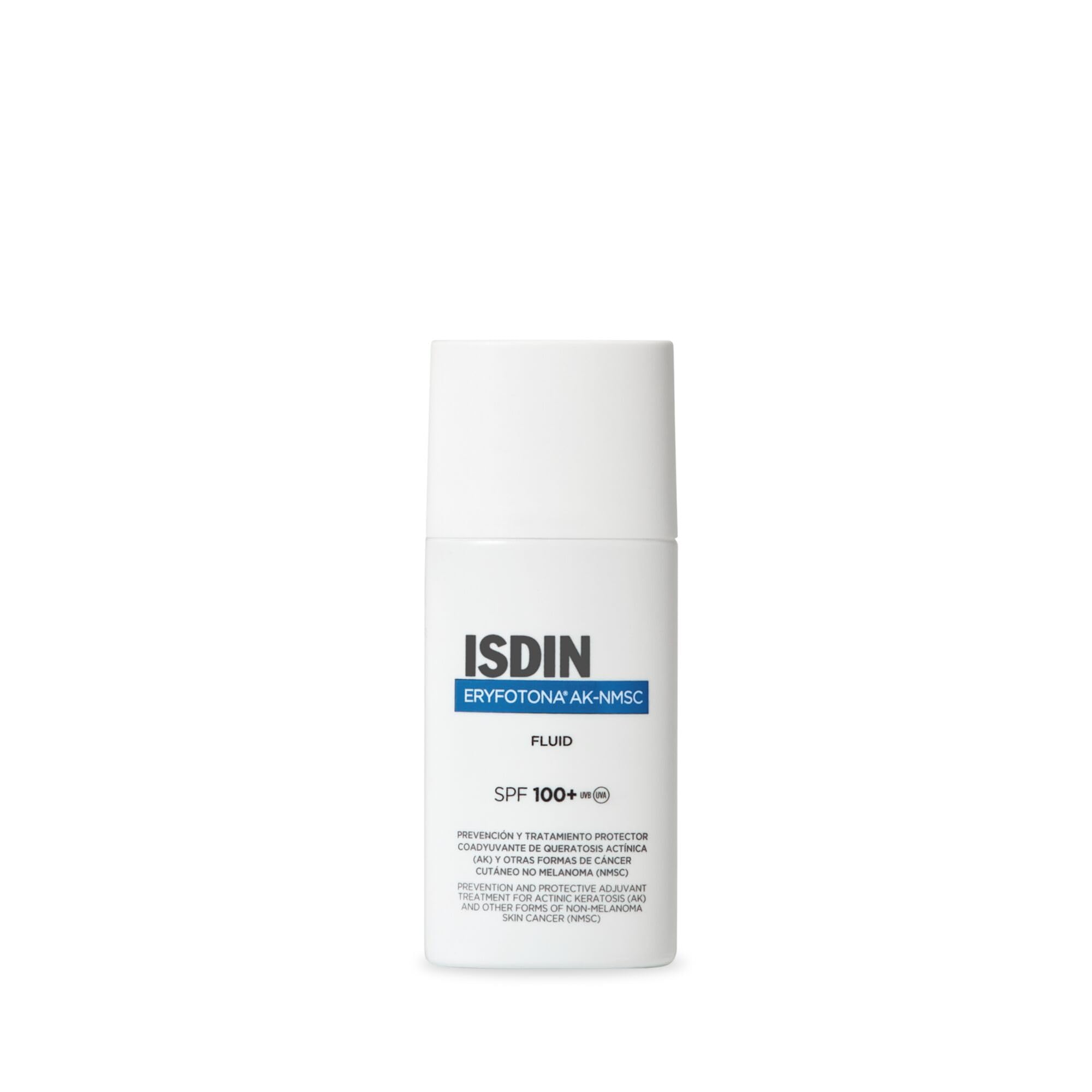 Eryfotona AK-NMSC Fluid SPF 100+ Protector Solar Facial Con Muy Alta Protección Para La Prevención Y Reparación Del Daño Actínico, Crema Solar Con DNA Repairsomes -50 ml