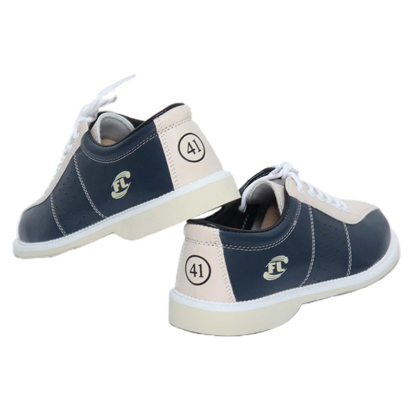 JiuQing Chaussures De Bowling pour Hommes Chaussures D'entraînement en Salle pour Débutants Semelles Coulissantes Basses Confortables