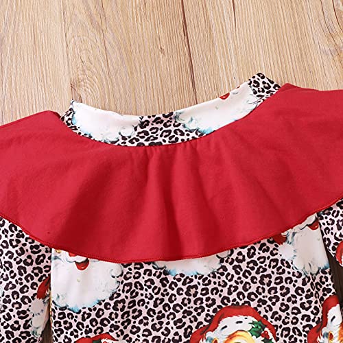 Christmas Outfit Toddler Infant Baby Girl Gentleman Romper Red Plaid Pants With Hat Clothes Basic Solid Pullover Pants #TOP6