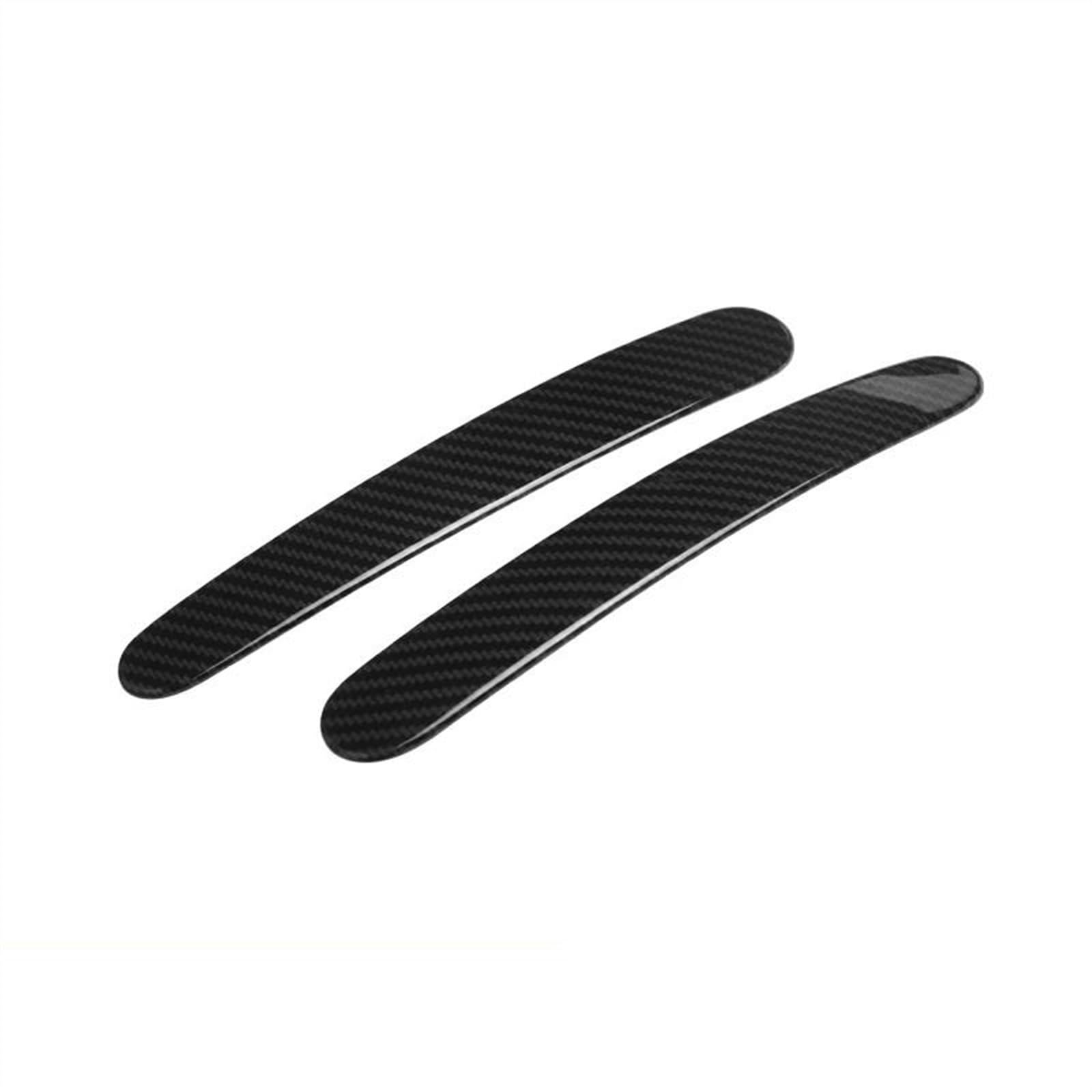 KJHOPY Car Styling Carbon Fiber for Smart 453 for Fortwo Outer Door Bowl Handle Stickers Protection Covers Trim Exterior Door Handle(Carbon C)