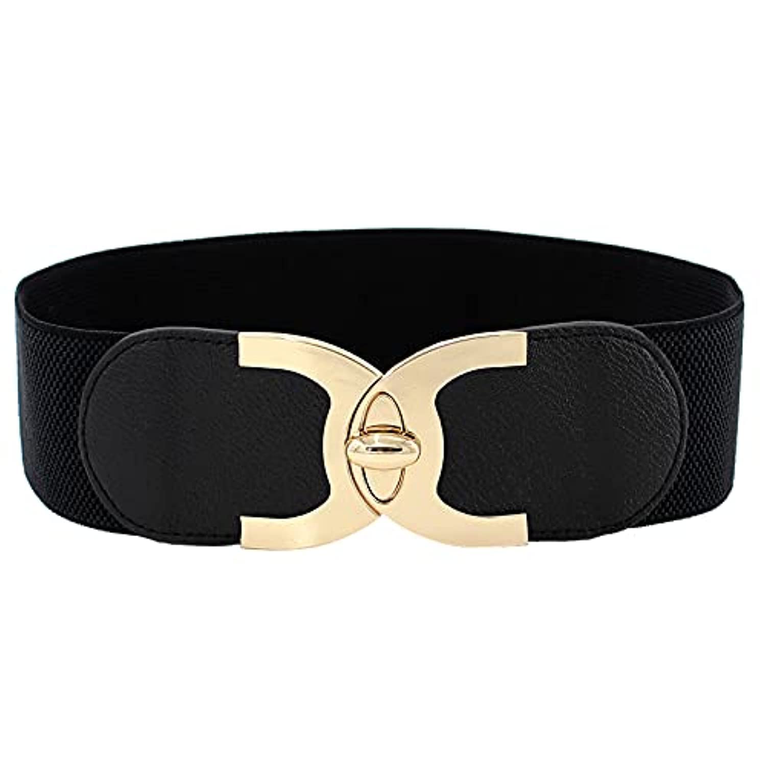 Jewellery Celebrity Inspired Adjustable Kamarband Waist Belt for Women/Girls (YB_Belt_16) (Black)