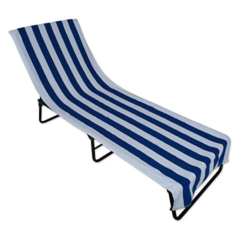 DII Stripe Beach Towel Cover