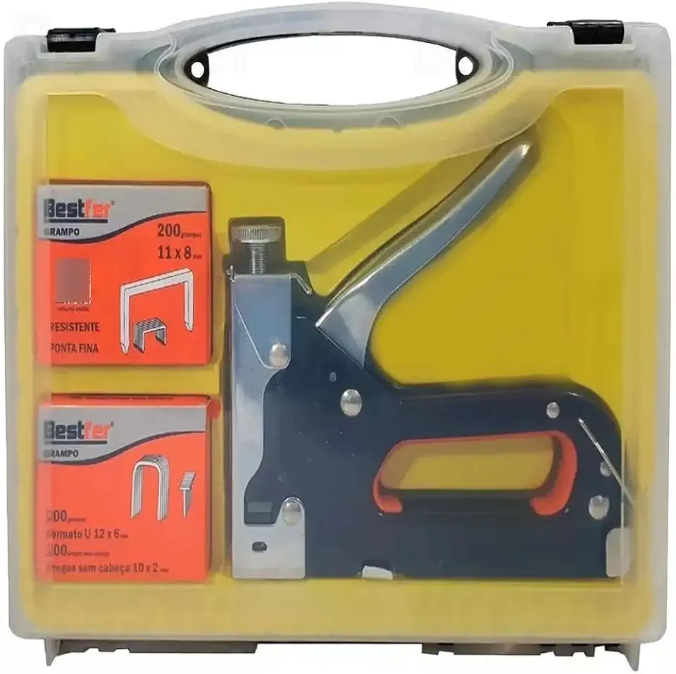 Grampeador Manual Pinador Multiuso para Marcenaria e Reparos Domésticos