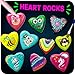 Hearts Rock Painting Kit for Kids Girls - Glow in Dark Art Supplies Ages 4-12 - Complete STEM Craft Set with Puffy Paint Stickers Gems Paints - Educational Birthday Christmas Gifts Art Toys for Girl