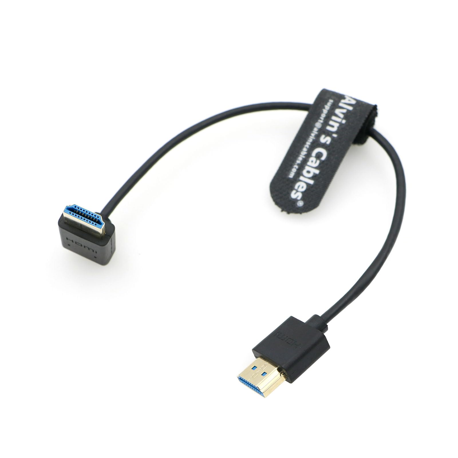 Alvin’s Cables 8K 2.1 Full HDMI Braided Coiled-Cable for Atomos Ninja-V 4K-60P Record from Z-CAM for Canon-C70, for Sony A7S3,A9,A74(18 to 28 Inch) — view 23