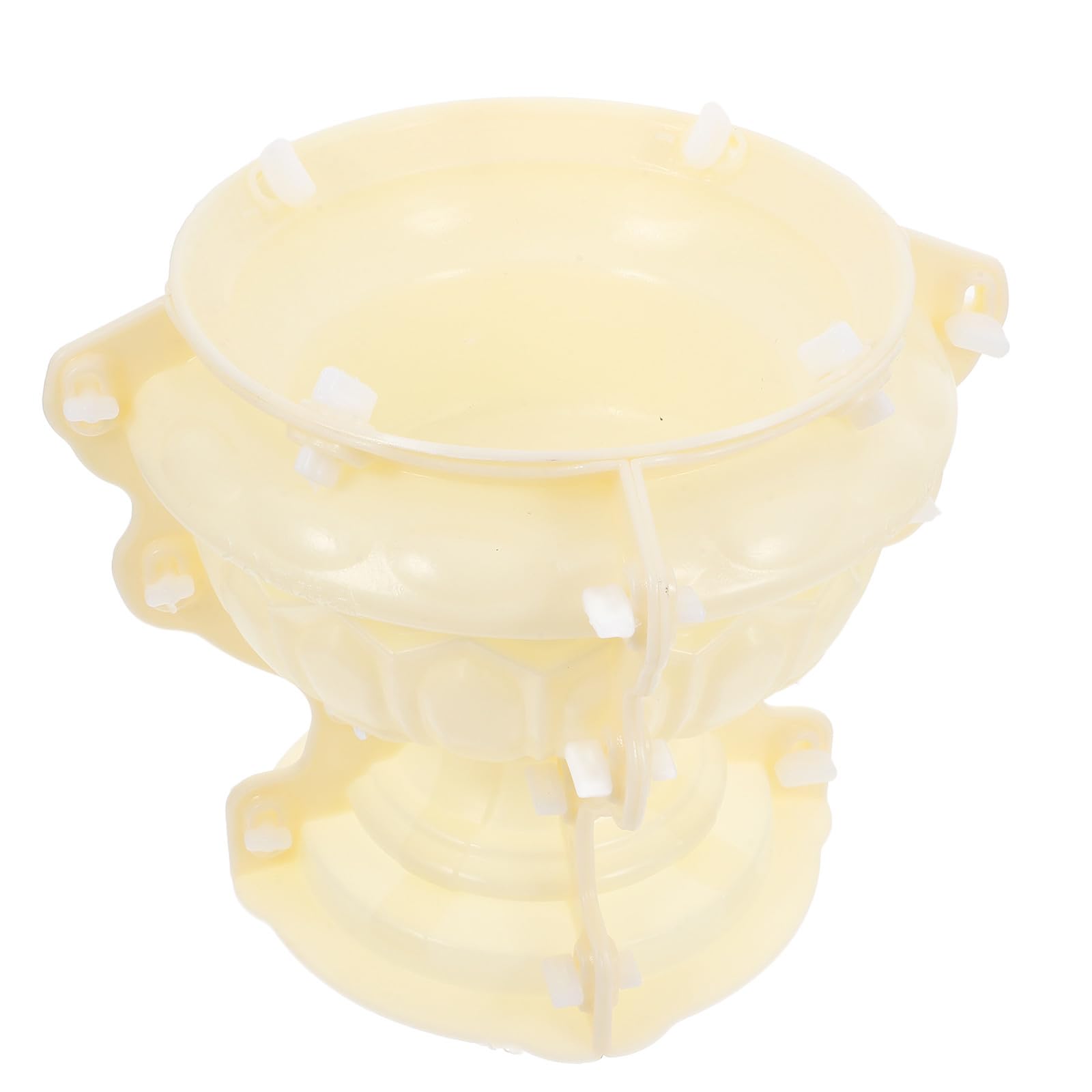 UKCOCO Stampo per Fioriera in Plastica Stile Europeo, Flessibile e Lavabile, per Fai da Te e Artigianato Creativo Vaso Beige Resistente