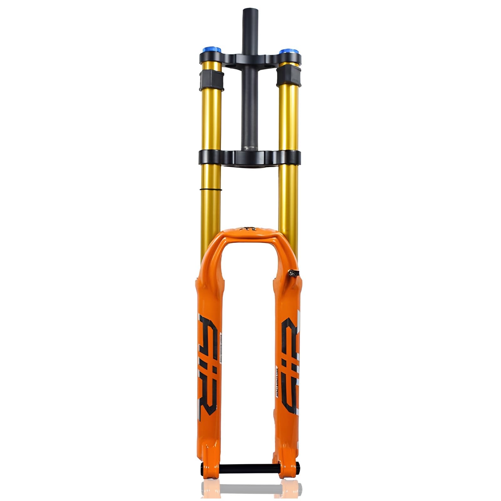 XGSUZNE Downhill Mountain Bike Suspension Fork 26 27.5 29 Inch DH Bike Fork 28.6mm Straight Air Fork QR 100mm Rebound Adjustable
