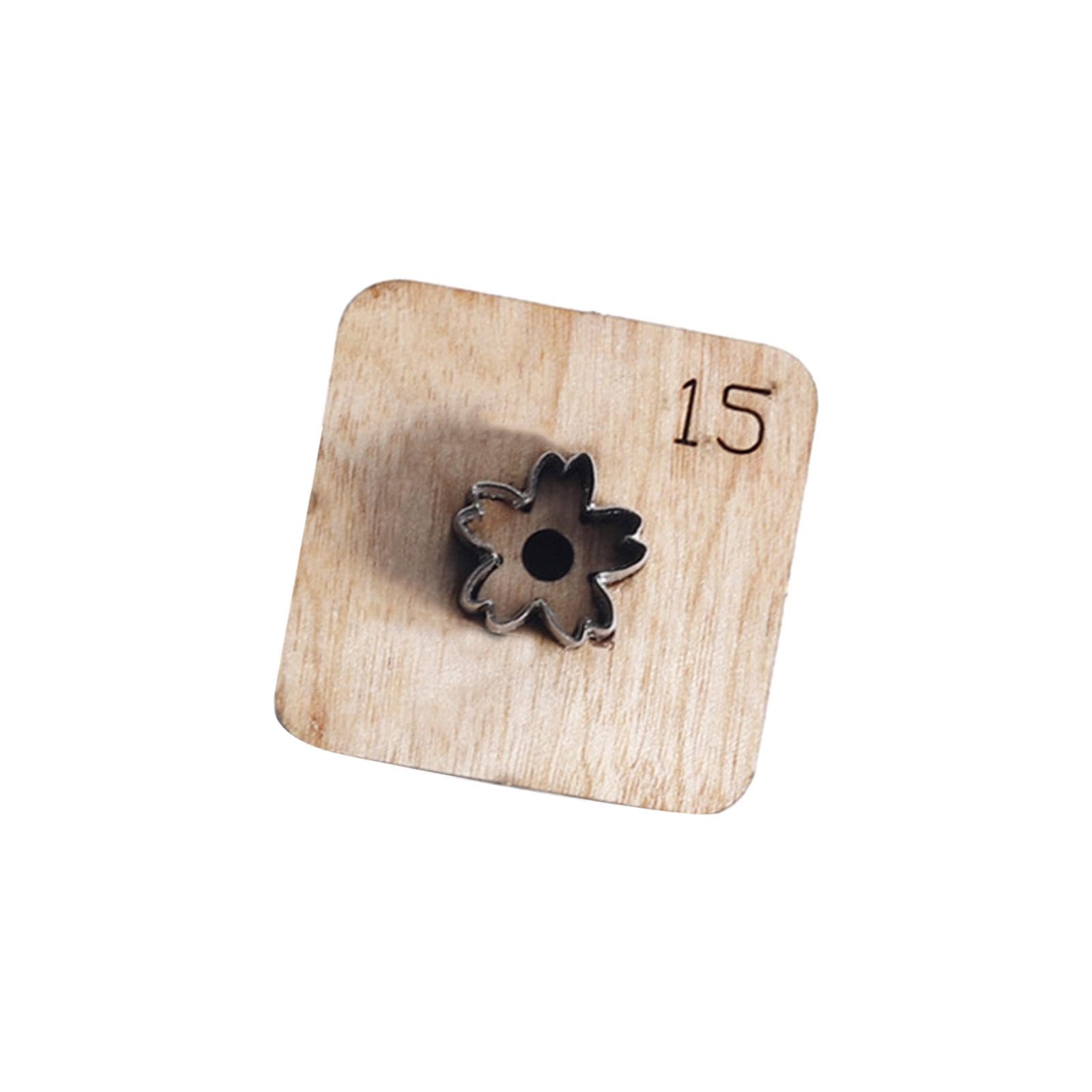 Leather Cutting Die Hand Tool Flower Shape for Purse Keychain Home Ornaments 15MmCrafts|Leathercrafts|Leathercraft Tools|Leather Cutting Tools-image-19