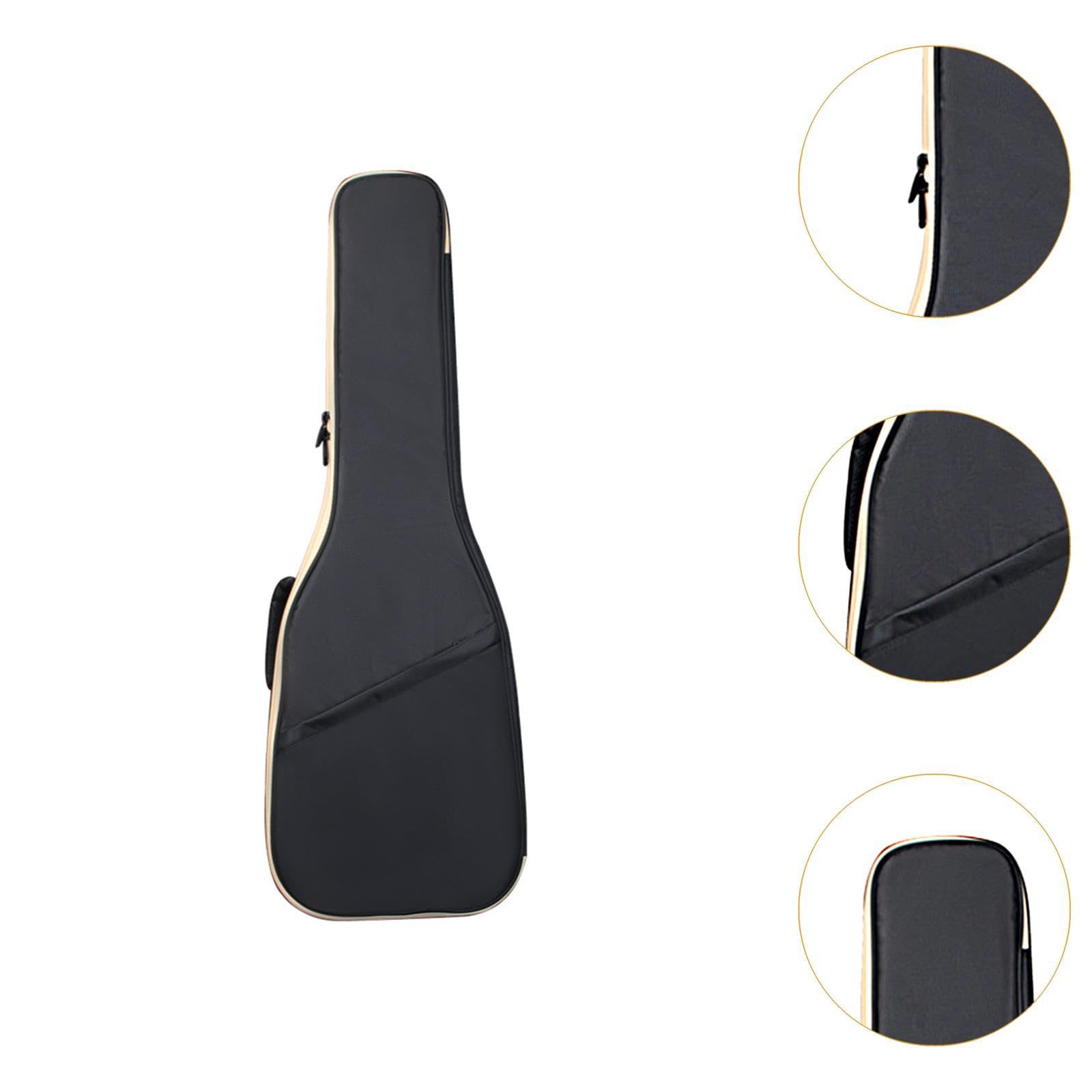 Generic Estuche de almacenamiento para bajo eléctrico con correas de hombro ajustables, acolchado grueso, estuche de viaje para bajo eléctrico.