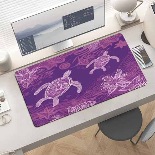 Mouse Pad Grande Hawaii con Tortuga de Mar Púrpura miniatura 6