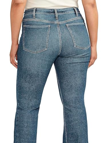 Silver Jeans Co. Women's Plus Size Most Wanted Mid Rise Flare Jeans-Legacy3
