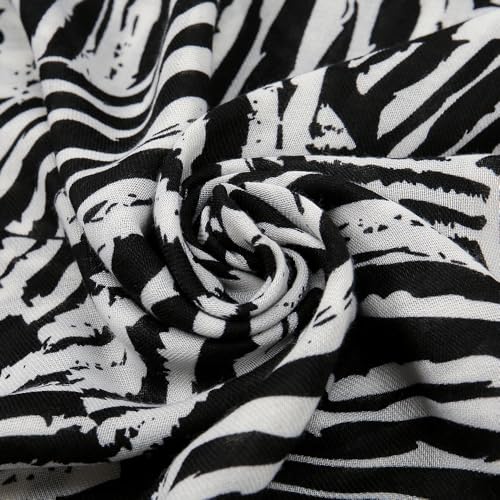 Scarves Shawl Wraps Scarf Animal Print Silky Rave Scarf Fashion Pattern Pashmina Accessories for Women Large Leopard2