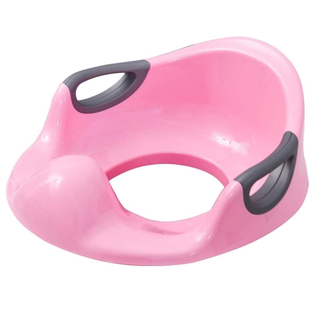 Siège d'apprentissage de la propreté avec coussin souple amovible rose pour bébé
