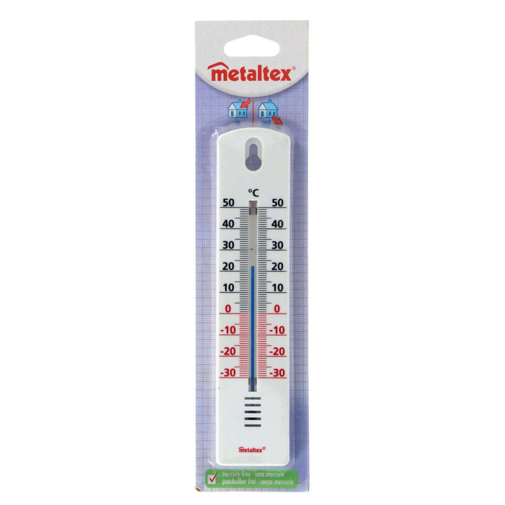 Thermomètre De Cuisson Metaltex - Acier Inoxydable - Graduation 0-120°C - Sonde 11 Cm Pour Viandes, Four, Barbecue