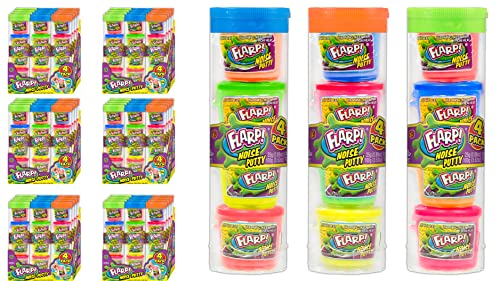 JA-RU Mini Flarp Noise Putty (72 Tubes, 4 Slime Each) Bulk Slime Party Favors for Kids. Fart Noise Maker. Hand Therapy Putty, Stress Relief Toy. Goody Bag Stuffers. 336-72p