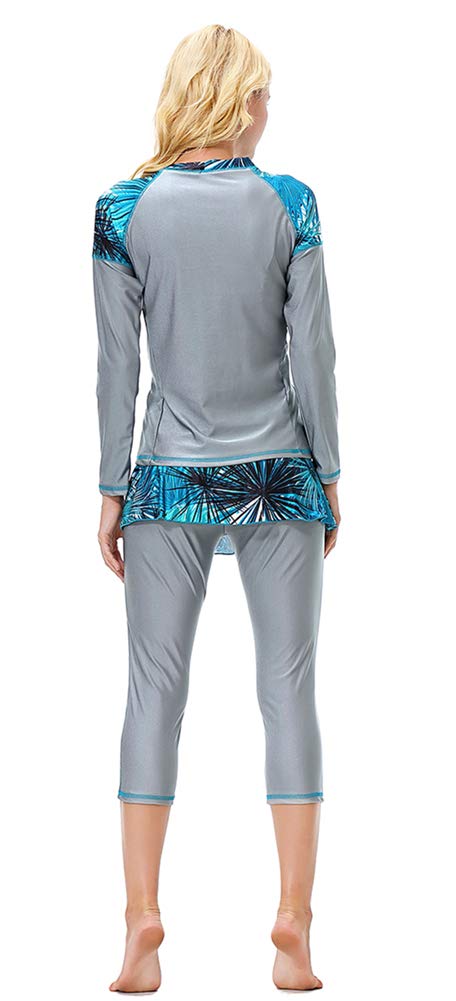 Nuova Tuta da Surf Modest Swimwear per Donna Donna Bambina Bambino UPF 50+ Costume da Bagno Musulmano Islamico Modesto Burkini Muslim Swimsuits