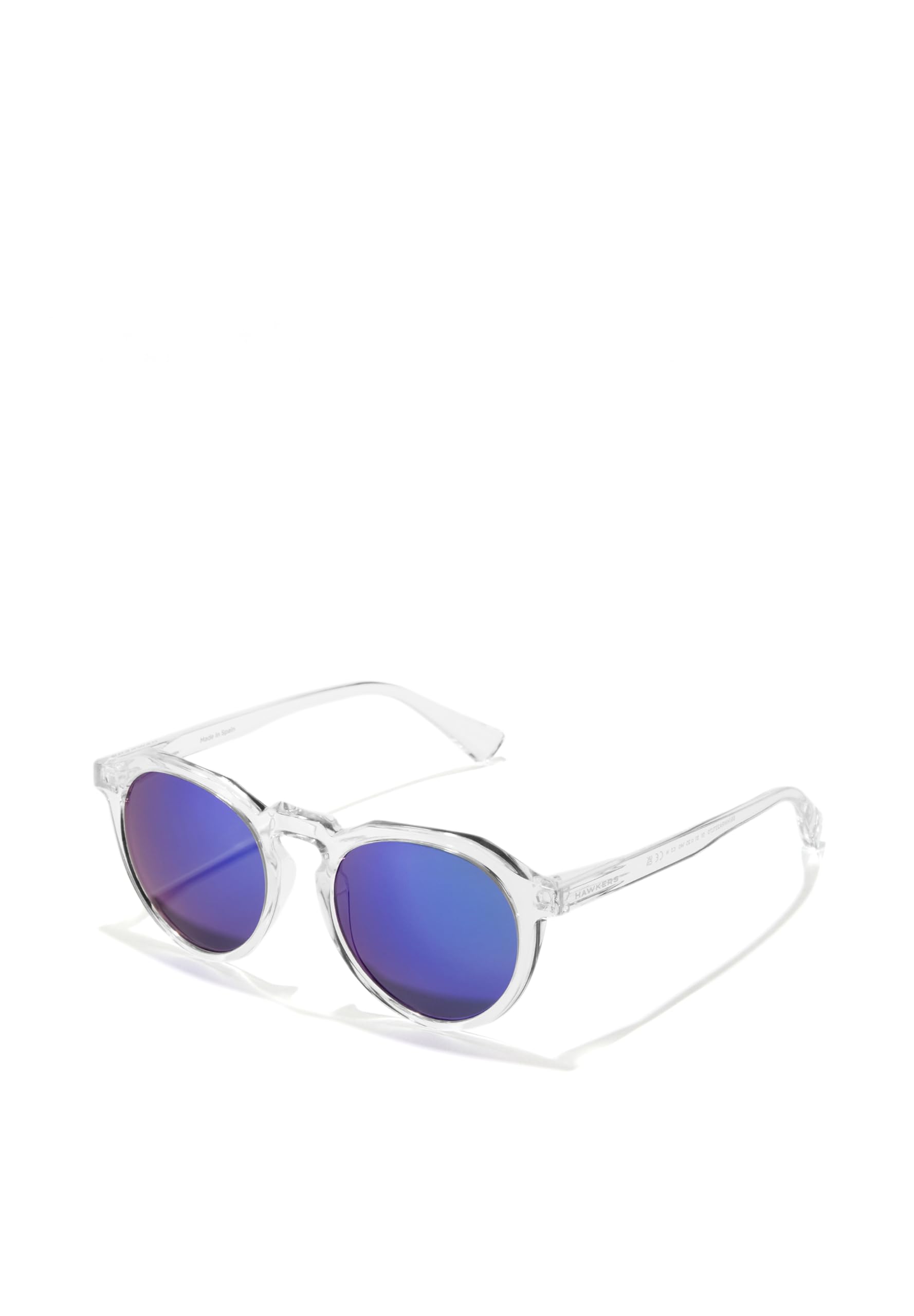 Hawkers Unisex Blue/Transparent Sunglasses Warwick Raw - Sky