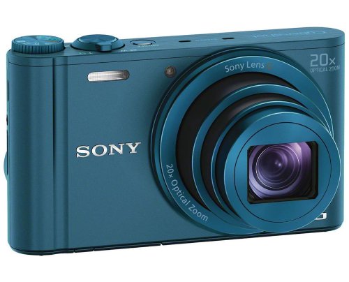 Image of Sony Cyber-Shot DSC-WX300 /TCE32 18.2MP Point-and-Shoot Digital Camera (Brown) with Camera Case