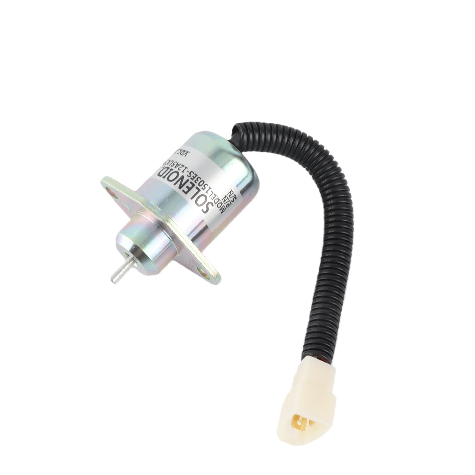 Válvula solenoide de cierre de de 12 V 1503es 12a5uc5s Generador antiinterferencias preciso Solenoide de parada de apagado de para reemplazo